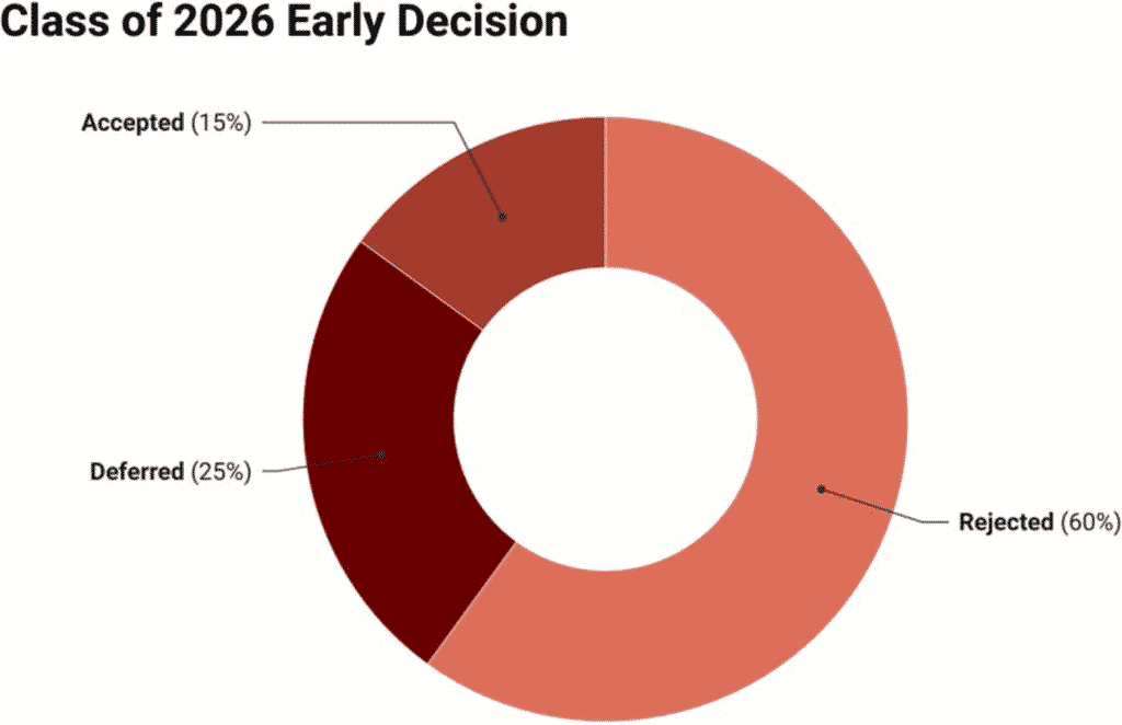 Brown early decision acceptance rate graphi